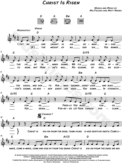 Free Matt Maher sheet music  Download PDF or print on