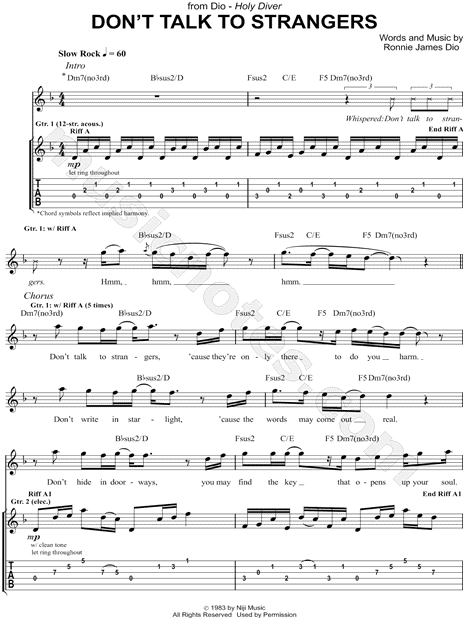 Friends And Strangers Sheet music for Guitar (Solo)