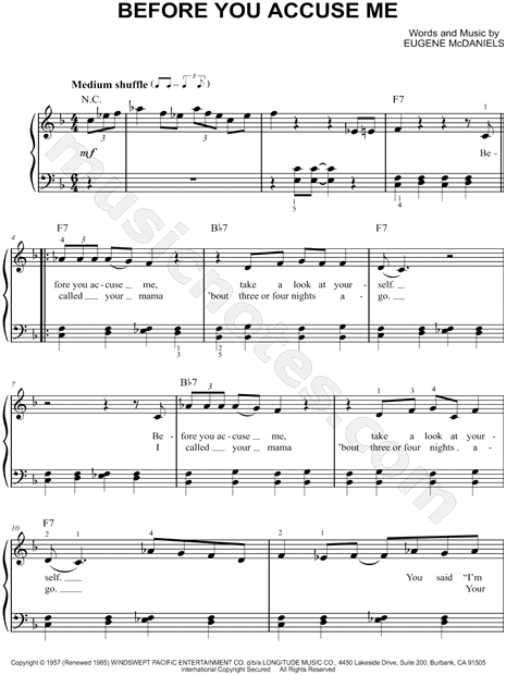 Eric Clapton Pretending Sheet Music in B Minor (transposable) - Download  & Print - SKU: MN0084498