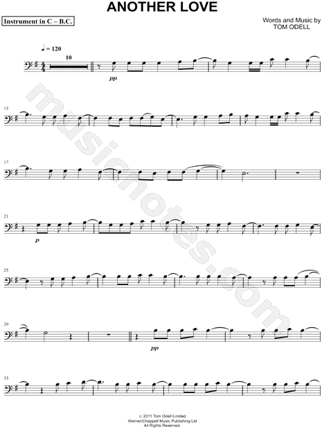 Another love – Tom Odell [EASY SOLO PIANO] Sheet music for Piano