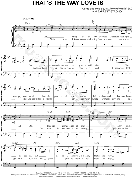 That's The Way (I Like It) Sheet Music