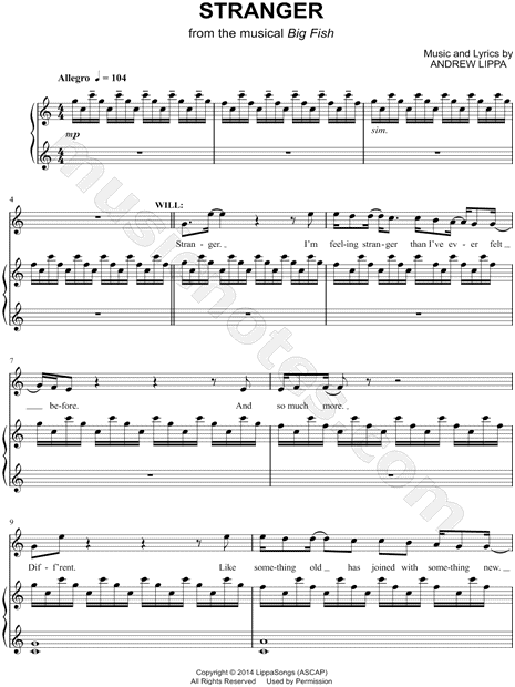 Friends And Strangers - C Instruments" Sheet Music for Lead Sheet -  Sheet Music Now