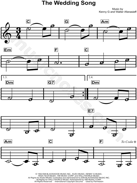 Kenny g the wedding song deals
