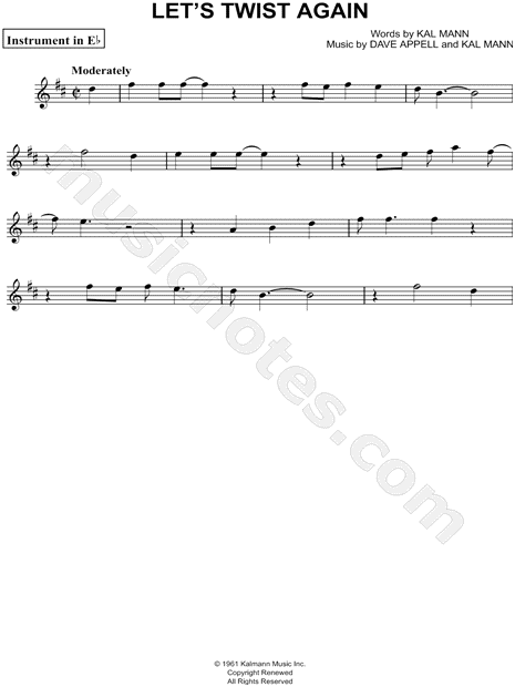 Lets Twist Again by Chubby Checker, PDF, Singles (Music)