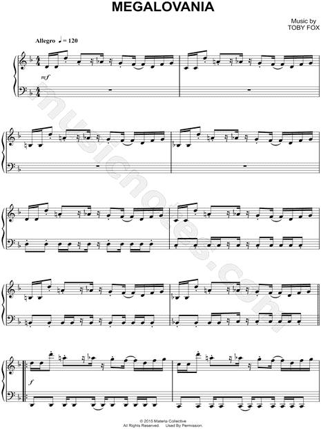 Play Megalovania (Undertale) Music Sheet