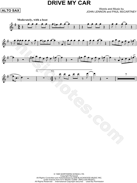 Crash The Car Sheet music for Piano, Saxophone tenor, Bass guitar