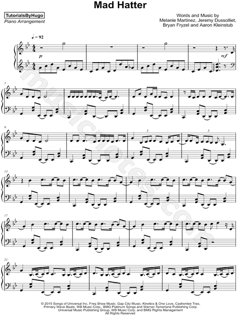 DollHouse (Melanie Martinez) Sheet music for Piano (Solo) Easy