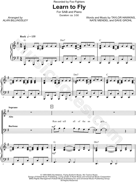 Learn To Fly Sheet Music | Foo Fighters | Guitar Tab