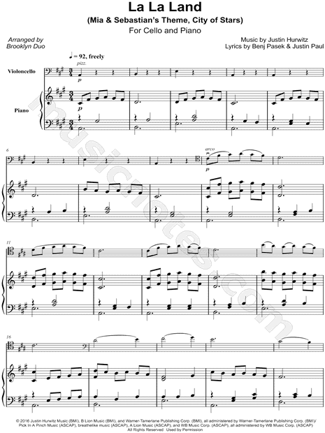 City Of Stars (from La La Land) Sheet Music | Justin Hurwitz | Solo Guitar