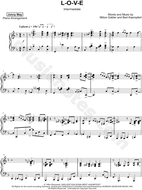 MUSICHELP Everywhere Sheet Music (Piano Solo) in D Major - Download &  Print - SKU: MN0210051