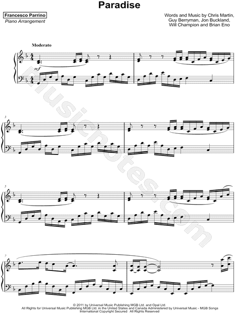 Francesco Parrino Mad World Sheet Music (Piano Solo) in C Minor -  Download & Print - SKU: MN0176583