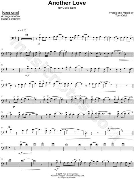 Another love – Tom Odell Sheet music for Viola (Solo)