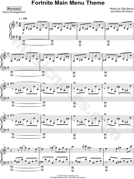 Play Start Menu (Undertale) Music Sheet