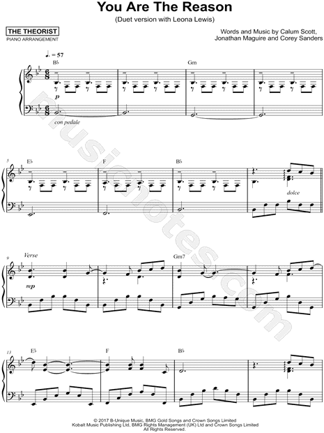 The Theorist Stuck on You Sheet Music (Piano Solo) in C Major