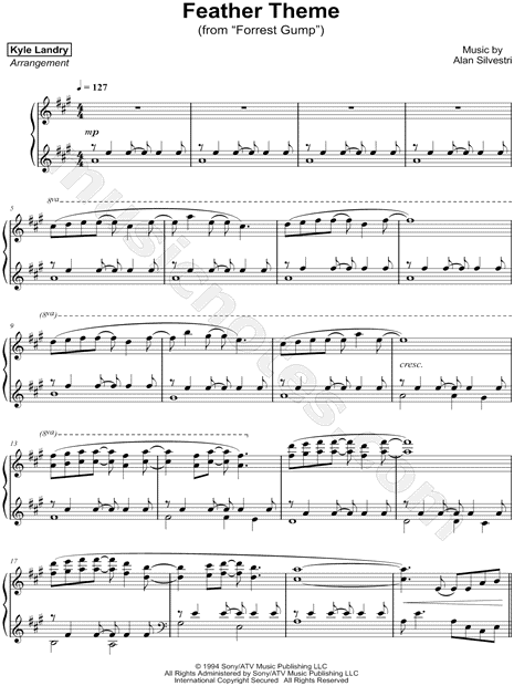 Forrest Gump - Main Title (Feather Theme)
