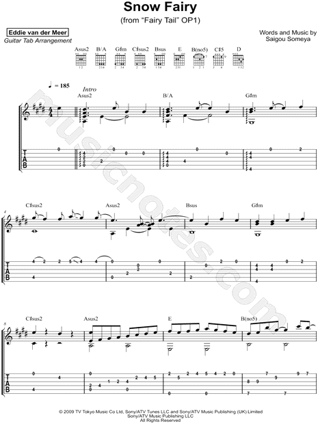 Fairy Tail Opening 1 Sheet music for Flute (Solo)