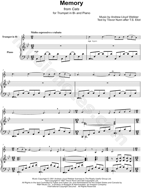 Memory - Trumpet & Piano
