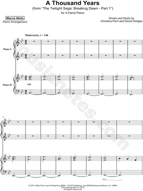A Thousand Years (Christina Perri)