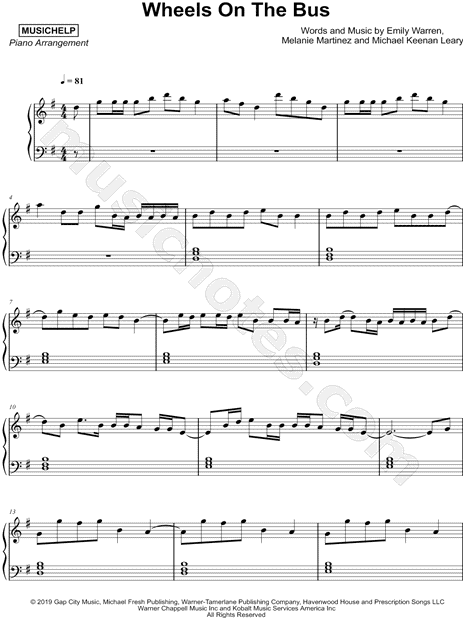 DollHouse (Melanie Martinez) Sheet music for Piano (Solo) Easy