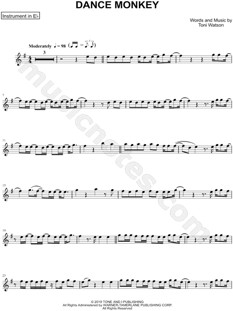 Dance Monkey VIOLIN Sheet music for Violin (Solo)