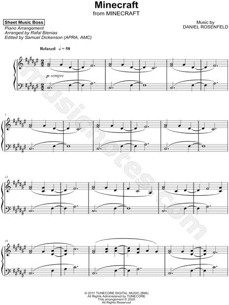 Sheet Music Boss Around the World Sheet Music (Piano Solo) in C Major -  Download & Print - SKU: MN0197651