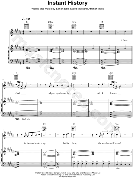 Kenya Grace Strangers Sheet Music in B Minor - Download & Print - SKU:  MN0282839