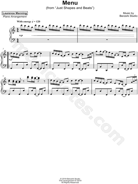 Just Shapes and Beats - Close to Me Sheet music for Piano (Solo)