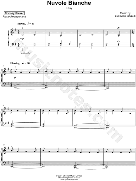 Nuvole Bianche [easy]