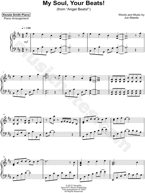 Kenzie Smith Hikaru Nara Sheet Music (Piano Solo) in F# Minor - Download  & Print - SKU: MN0186193