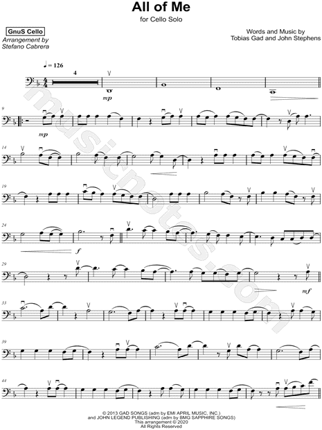 All of me - (Partitura - Sheet Music) 