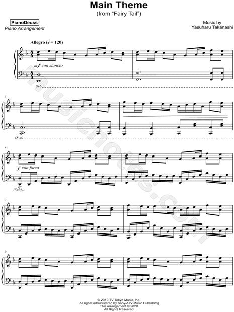 Fairy Tail Opening 9 Sheet music for Flute (Solo)