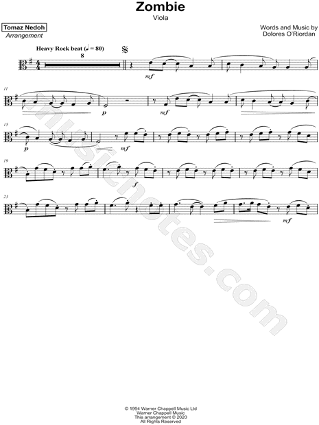 Zombie Dreams: Flute: Flute Part - Digital Sheet Music Download