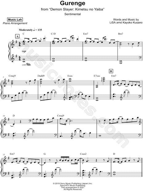 Gurenge Sheet music for Viola (Solo)