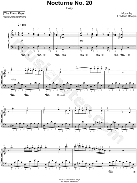 Free Easy Piano Sheet Music for Beginners in PDF