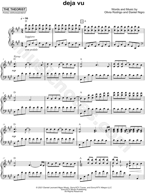 traitor sheet music for piano solo (PDF-interactive)