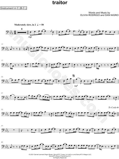 Traitor's Requiem Sheet music for Piano, Cello, Guitar, Strings group  (Mixed Quartet)