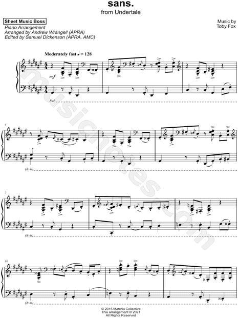 sans. - Trombone Solo Sheet music for Trombone (Solo)