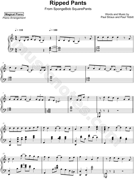 SpongeBob Piano Medley Sheet music for Piano (Solo)