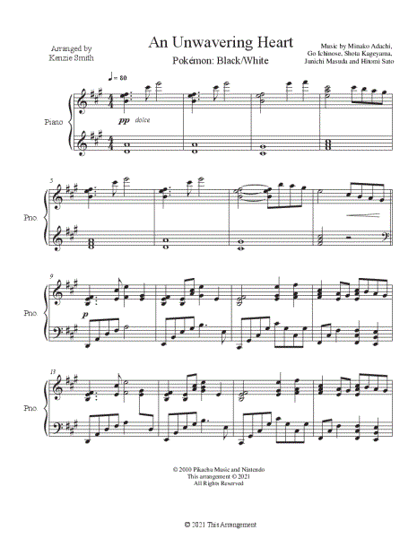 Kenzie Smith Hikaru Nara Sheet Music (Piano Solo) in F# Minor - Download  & Print - SKU: MN0186193