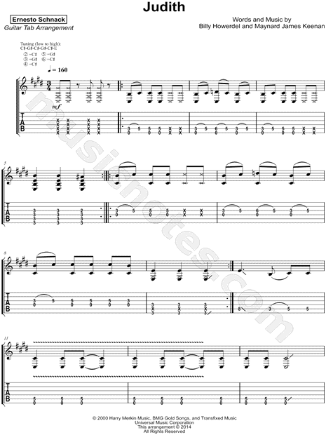 Ernesto Schnack Spiders Guitar Tab in C Minor - Download & Print - SKU:  MN0246124