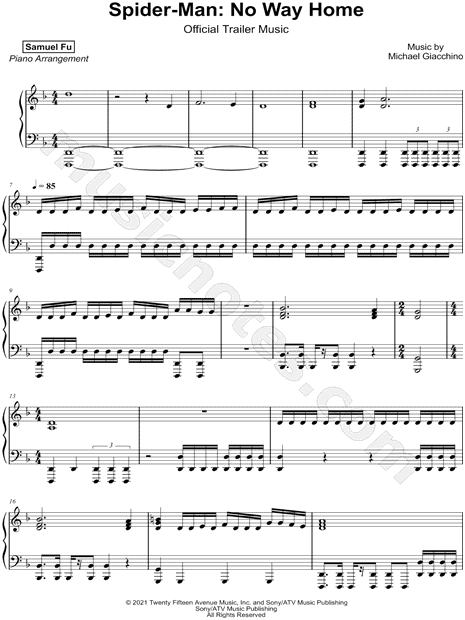 Theme From Spider-Man (Easy Guitar Tab) - Print Sheet Music Now