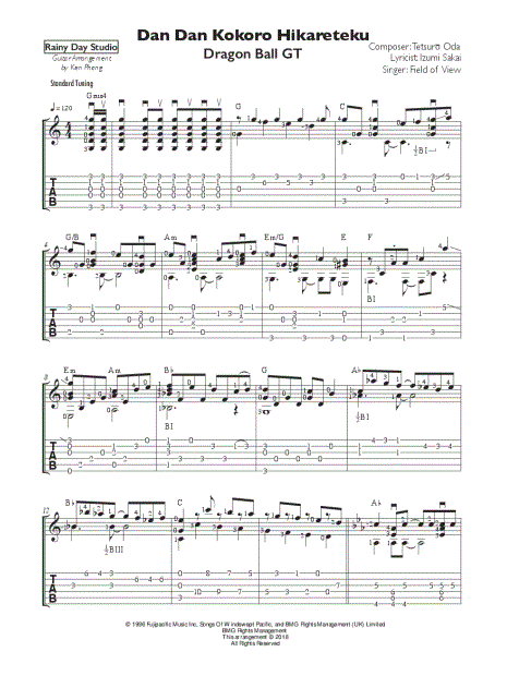 Dragon Ball GT Opening 1 Sheet music for Flute (Solo)