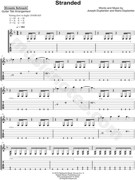 Ernesto Schnack Spiders Guitar Tab in C Minor - Download & Print - SKU:  MN0246124