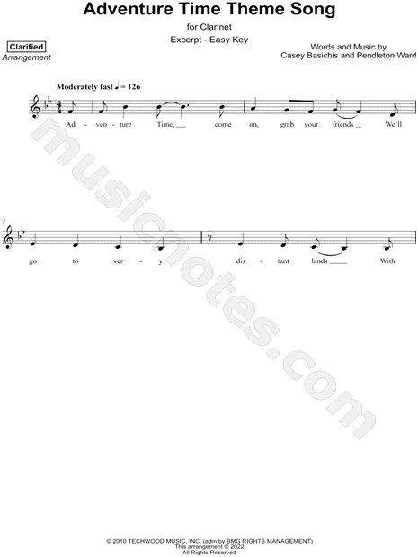 Song of Time Sheet music for Clarinet other (Solo)