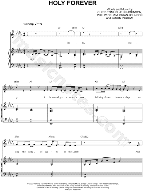 O Holy Night Chords PDF (Lauren Daigle) - PraiseCharts