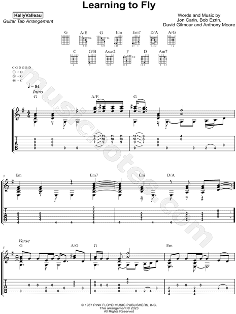 Learn To Fly Sheet Music | Foo Fighters | Guitar Tab