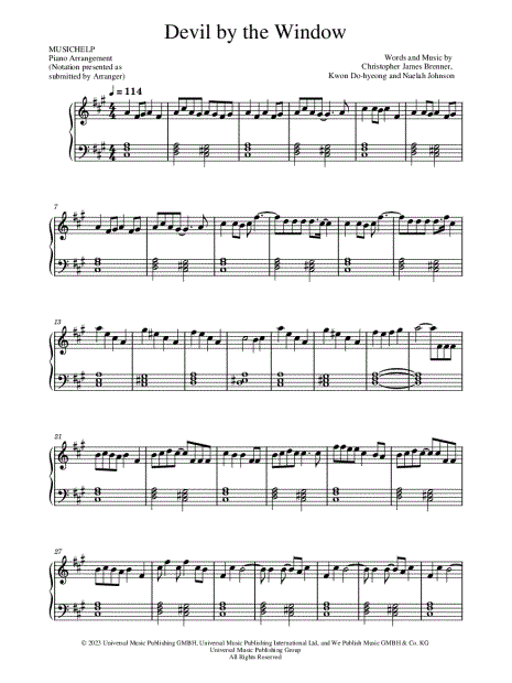 After Dark – Mr Kitty Sheet music for Piano (Solo)