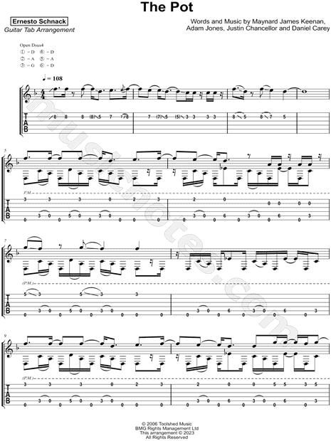 Ernesto Schnack Spiders Guitar Tab in C Minor - Download & Print - SKU:  MN0246124