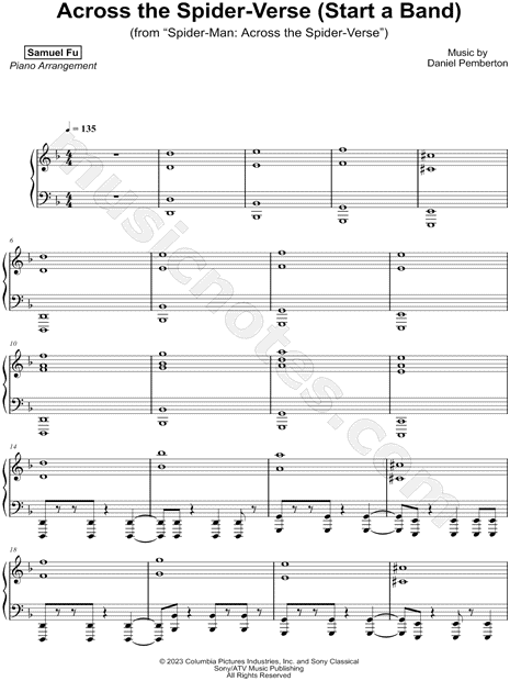 Spiders (Guitar Tab) - Print Sheet Music Now