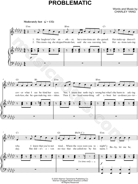 BoyWithUke Toxic Sheet Music in G# Minor (transposable) - Download &  Print - SKU: MN0245948